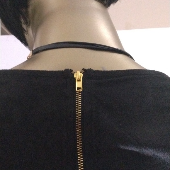 Black GUESS Dress long sleeve criss cross bosom - Picture 14 of 16